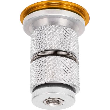 Bouchon de compression pour jeu de direction de vélo, capuchon supérieur de pivot de fourche avant, pour VTT et vélo de route, couleur or (1/5)