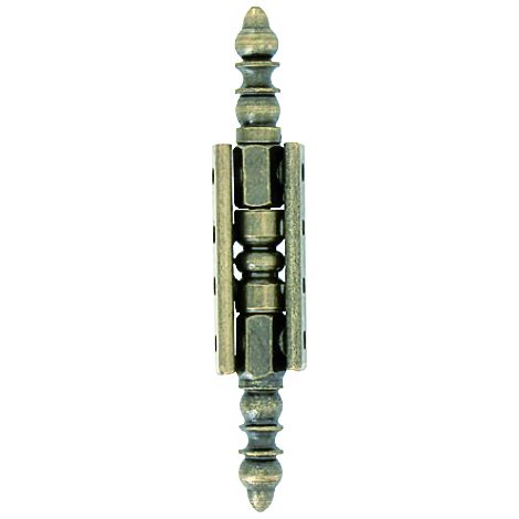 Universalscharnier Vynex gegerbt Stahl 40 x 89 mm - 2 Stück