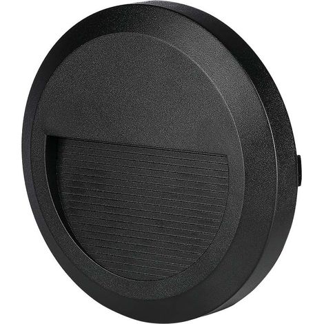 V-TAC Runde LED-Stufenleuchte 2W 4000K IP65 Schwarz Deckenmontage Artikelnummer 211316 (1/5)
