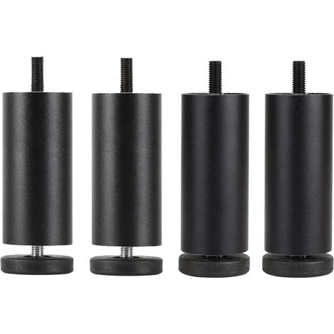 Gambe per divani moderni in lega di alluminio, gambe di ricambio per mobili da 10/15/20/25/30 cm, per letto, cassettiera, ecc. (1/4)