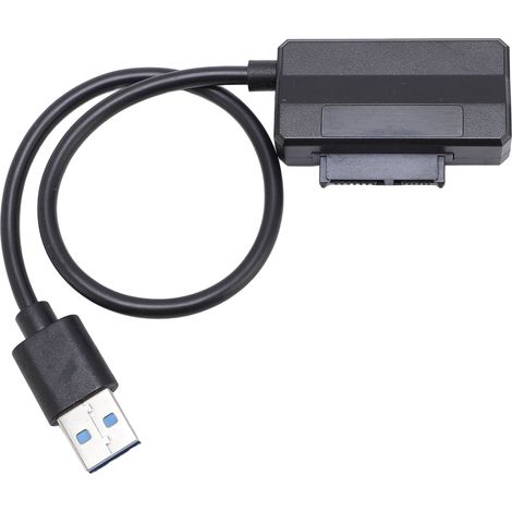 Câble adaptateur Serial ATA vers USB : transfert efficace et haute stabilité. Interface Serial ATA II pour lecteur optique d'ordinateur portable. (1/5)