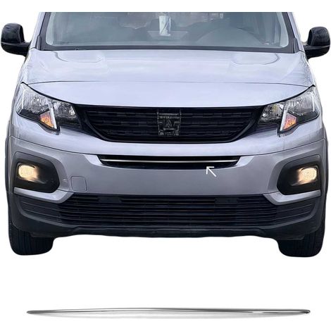 Solde Moulure De Grille De Calandre Compatible avec Peugeot Rifter 2018-2026 inox Chromé (1/5)