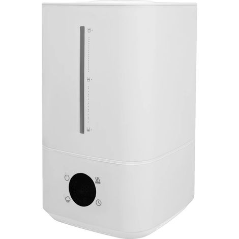 Humidificador con control táctil, opciones de vapor frío y caliente, color blanco, UE (1/2)