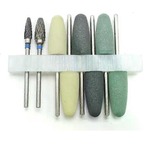 8-teiliges Set Polierbohrer für die Zahnmedizin (Harzbasis) – Acryl-Polierbohrer-Set – Rotationspolierer – Zahnarztwerkzeug – Dentallaborinstrument (1/4)