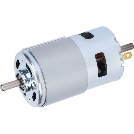 Moteur DC12-36V 775, 96W, moteur CC DIY haute puissance et faible bruit avec roulements à billes de précision. (1/5)