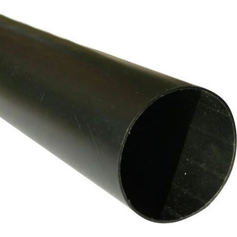 50 mètres de gaine thermo noire à paroi fine, rétreint 2/1, Dim: 12,7/6,4mm en rouleau (PLF1/2-0R1) (1/2)