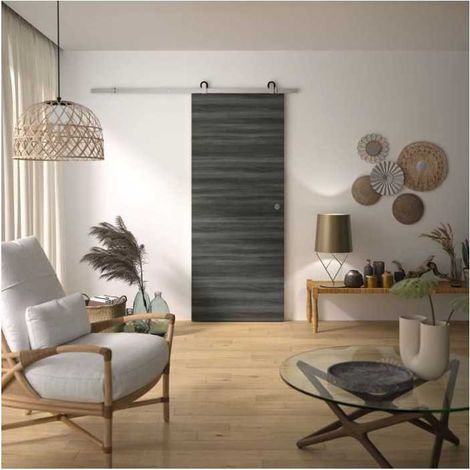 Optimum MILANO2 Schiebetür-Kit aus Aluminium modern