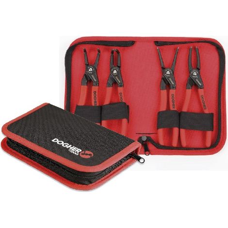 Koffer, 4 Stück, Seeger Pro Zange (155 mm)  DOGHER 220X-004