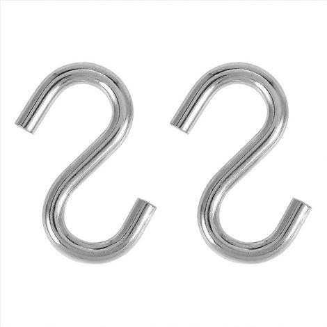 Set mit 2 stabilen S-förmigen Haken, 7,6 cm lang (1/5)