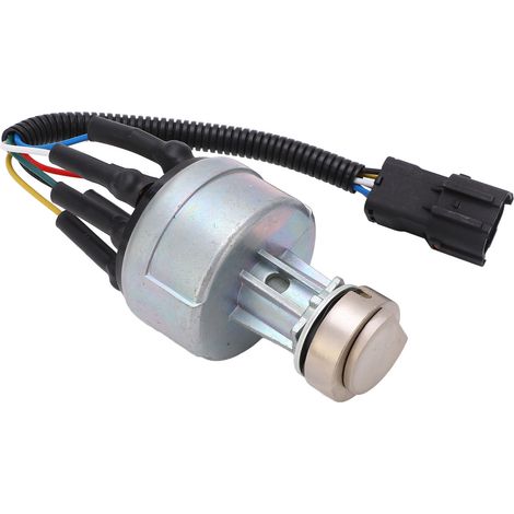 Interrupteur d'allumage à boîtier en alliage d'aluminium, contacts en cuivre, système d'allumage avec 2 clés pour pelle hydraulique HYUNDAI R200 (1/5)
