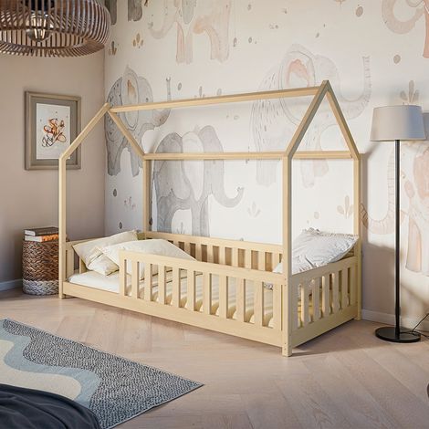 Letto cabana 90x200 con rete a doghe Maya Legno