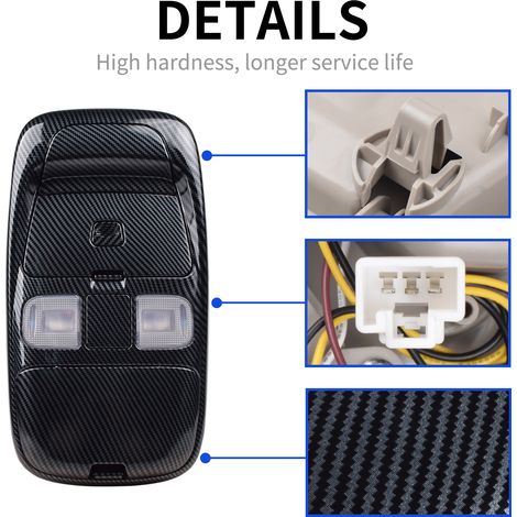 55350657 Carbon fiber front LED top-mounted console carbon fiber for Dodge Ram 1500 98-02 (1/4)