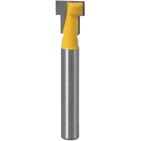 Fraise à rainurer en carbure, queue de 6 mm, diamètre 3/8", type T