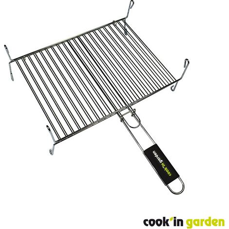 Rejilla para pies doble 40x30cm 1 asa Soft Touch - Cook In Garden (1/2)