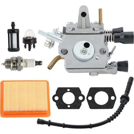 Carburateur pour Stihl FS120 à FS480 – Remplace 4134 120 0653, 0603 – Avec Bougie, Poire (1/5)