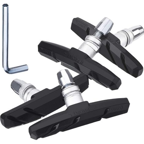 Convient pour deux paires de plaquettes de frein V-type, avec écrous hexagonaux et rondelles, jeu de plaquettes de frein V-type pour vélo, 70 mm (1/5)