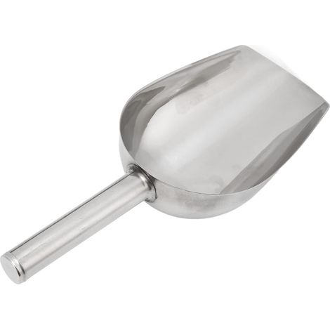 Pelle Alimentaire Pour Animaux De Compagnie En Acier Inoxydable Avec Poignée Confortable, Grand Scoop Pour Nourriture Volaille De Graines D'Oiseaux Et De Blé Bon Pour Toutes Les Graines D'Animaux (1/5)