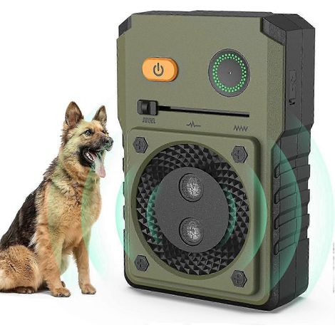 Dispositif anti-aboiements pour chiens, avec 3 modes et une portée efficace jusqu'à 15 mètres (50 pieds), étanche IPX4. Idée cadeau pour la famille ou les amis. (1/5)
