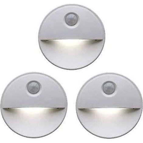 Veilleuse LED détecteur de mouvement Teinte induisant le sommeil grâce aux ampoules LED Fonctionnement sans fil Parfait pour les armoires de salle de bain, les escaliers et plus (1/5)
