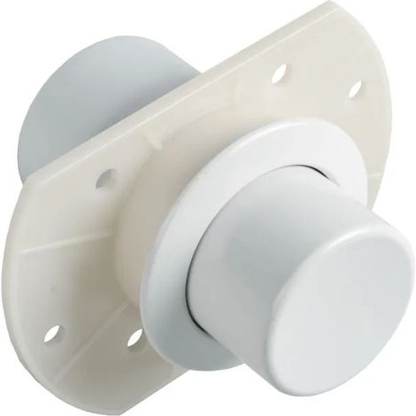 Bouton poussoir blanc pour réservoir pneumatique SCHWAB