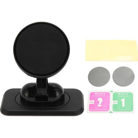 Car phone holder, black, stable and magnetic, multifunctional, for center console (1/5)