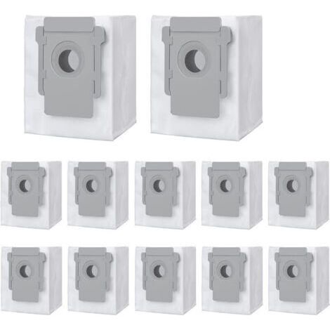 pair Lot de 12 sacs de rechange pour aspirateur iRobot Roomba i7 i7+ / i7 Plus E5 E6 E7 S9 S9+, kit d'accessoires pour iRobot Roomba i7 (1/3)