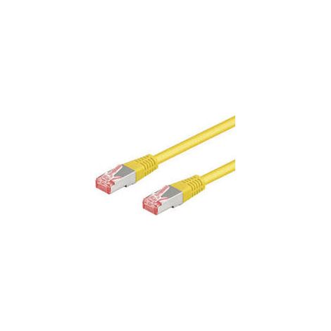 Goobay 13573 cable de red Amarillo 1 m Cat6 S/FTP (S-STP) (1/2)