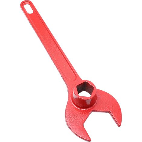 Clé pour Borne Incendie en Fonte Rouge, Outil D'urgence pour Lutte Incendie, Flexibilité et Résistance, Usage Professionnel Extérieur (1/5)