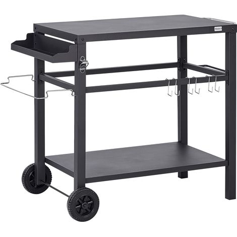 Outdoor-Servierwagen STALETTI Metall Schwarz