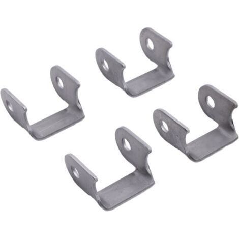Kit di 100 pezzi di staffe di montaggio saldate per bilancieri degli ammortizzatori, realizzate in acciaio legato, con fissaggio sicuro, adatte per veicoli fuoristrada, ATV, kart e UTV. (1/5)