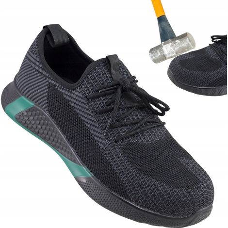 Herren-Arbeitsschuhe, Sportschuhe, leicht, atmungsaktiv mit Zehenschutzkappe