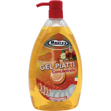 MAURY'S GEL PIATTI PULIZIA TOTALE CONCENTRATO ACETO 1 LT (1/2)