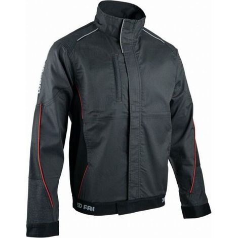 Chaqueta de trabajo cortaviento WAVE - NEGRO L - 4 (1/3)