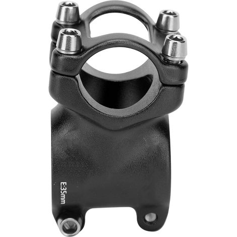 Manubrio per bicicletta per bambini 25,4x35mm in alluminio cavo nero – attacco corto e leggero, per pedalare in modo comodo e sicuro (1/5)