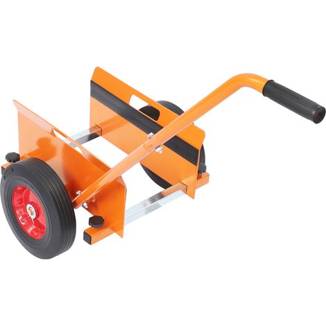 Chariot à panneaux robuste et chariot à cloison sèche, chariot de porte capacité de charge de 450 kg, roues pneumatiques tout-terrain de 25,4 cm, poignées amovibles pour une manipulation polyvalente (1/5)