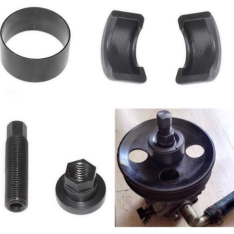 Zoternen 14pcs Tiler de poulie et kit d'installation, remplacement de l'alternateur d'outil de pompe à direction assistée automatique / Installateur pour GM Ford (1/5)