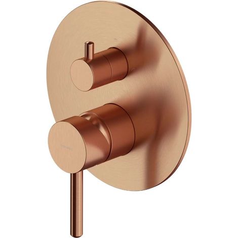 OMNIRES Y - Unterputzarmatur, für 3 Verbraucher, Kupfer gebürstet Y1248ROCPB (1/2)
