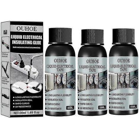 1 à 3 pièces de ruban isolant électrique liquide, pâte à modeler étanche, anti-UV, caoutchouc à prise rapide (1/5)