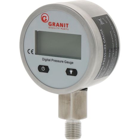 Digitales Manometer 0-250 BAR G 1/4 IP 65 GRANITE 50000 (1/2)