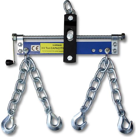 Wiltec Balancier pour Grues d'atelier – 750kg max. – Levage par Chaînes ou Câbles Garage