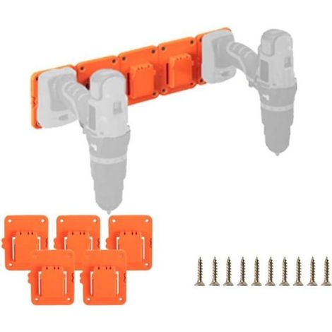 Un rack de batterie lithium-ion adapté à une tension maximale de 20 V, pour une identification facile (5 cellules). (1/5)
