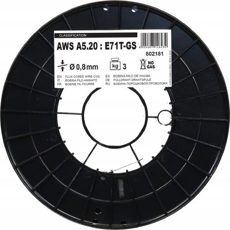 Filo Animato no gas 0.8 per saldatura Telwin bobina 3 Kg (1/3)