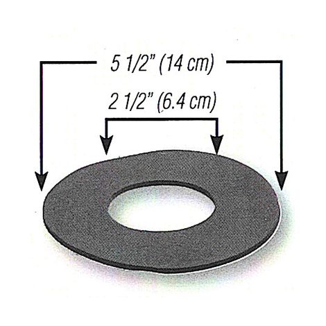 Joint mousse - dimensions au choix - 14x6,4x0,3cm