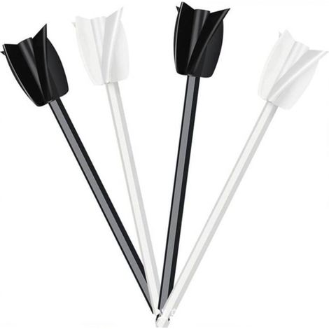 Palette de mélange de résine, 4 palettes de mélange de peinture réutilisables, accessoire multi-usages pour mélanger résine, peinture, silicone, glaçure céramique (noir + blanc)