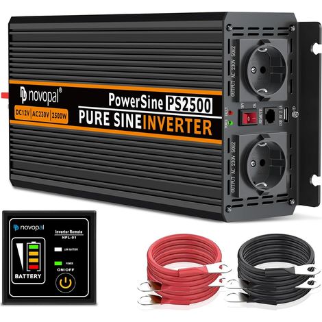 2500W 5000W Convertisseur Pur Sinus 24V 230V Transformateur (1/5)