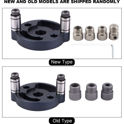 Outil de perçage de positionnement à trou unique de 6, 8 et 10 mm pour assemblages à queue d'aronde (1/5)
