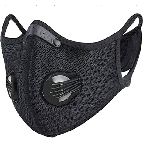Visière de Protection avec Un Filtre fabriqué en UE, Anti-Spray Anti-Pollution, pour Les Sports en extérieur, Le Cyclisme et la Course (1/5)