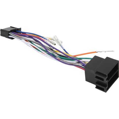 Adaptateur de harnais Radio sans fil ISO 16 broches, remplacement résistant à la chaleur sans perte pour Mitsubishi (1/5)