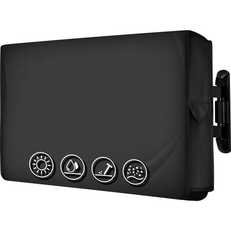 Funda impermeable de TPE para TV de exterior con revestimiento antiarañazos para televisores de pantalla plana de 42 a 45 pulgadas.