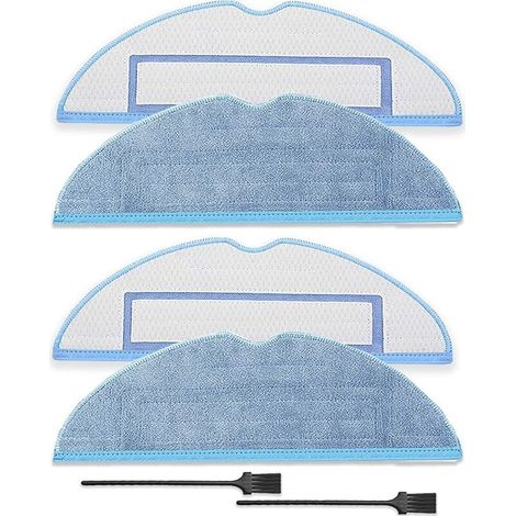 Brushes Set - for Roborock S7 S7 Plus S7 MaxV S7 MaxV Plus S7 MaxV Ultra S7 Pro Ultra Robot Vacuum Cleaner - 4 pcs (1/5)